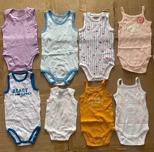 onesie dépassement Suppliers-Vêtements de marque pour bébés 100% coton, barboteuse, onyx stock, surcharges