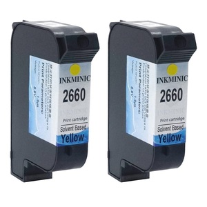 Cartouches d'encre jaune à base de solvant 12,7 mm 2660 pour imprimantes jet d'encre en ligne Tij2.5 – Vente chaude - Product Image 3