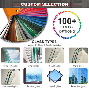 UENIN Ventana <span class=keywords><strong>Corredera</strong></span> Antirrobo de Red de Acero Inoxidable de Alta Calidad con Fondo Deslizante Fijo de Aluminio para Sala de Estar - Product Image 3