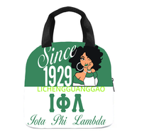 Gamma Phi Delta Sorority Lunch Box Sac à déjeuner portable pour sororités, sac isotherme réutilisable pour le bureau, le travail et les voyages