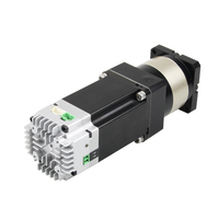 Pilote d'encodeur absolu RS485 Canopen Pulse en option 17bit Servomoteur Bldc sans balais intégré avec boîte de vitesses à vis sans fin 400W 48v