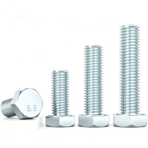 Tornillos de Cabeza Hexagonal Ou Taihang M4 M5 M6 M8 M10 M12 M16 M20 M30 Grado 8.8, Fijaciones de Acero al Carbono Galvanizado - Product Image 2