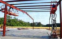 Estructura de Acero para Cubiertas, Estructura de Fábrica Prefabricada de Calibre Ligero, Estructura Espacial de Alto Estándar, Fabricante de Naves Prefabricadas