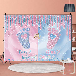 El nuevo ins niño o niña revela el material fotográfico secreto fondo de fotografía decoración de tela banner - Product Image 5