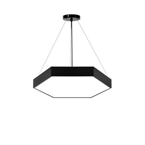 โคมไฟเพดาน LED รูปทรงหกเหลี่ยม พร้อมดีไซน์ที่ปรับแต่งได้สำหรับยิมและสำนักงาน - Product Image 5