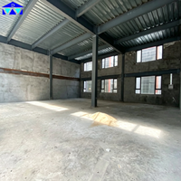 Bâtiment de structure en acier y compris atelier d'entrepôt Barrier métallique avec plancher mezzanine et escalier en acier