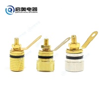 Métal Banana Jack Thread Amplificateur de puissance Haut-parleur Connecteur Banana Plug Jack Socket Binding Post Terminal