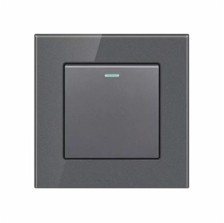 20A High Power 45A Tempered Glass British Dingdong Doorbell 13A Feishu Exhaust Fan Wall Switch Panel