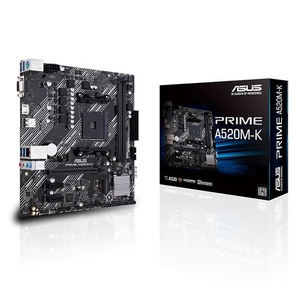 เมนบอร์ด ASUS PRIME A520M-K รองรับ CPU R3 3300X R3 3100G ชิปเซ็ต <span class=keywords><strong>AMD</strong></span> A520 ซ็อกเก็ต <span class=keywords><strong>AMD</strong></span> AM4 - Product Image 1