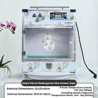 Panneau de porte transparent en acrylique blanc personnalisé pour incubateur de poulets, cage de reproduction, fournitures d'élevage, boîte d'alimentation à température constante