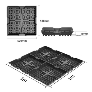 Bac de plantation de légumes de jardin en PP de haute qualité, modulaire, durable, pour le stockage d'eau, <span class=keywords><strong>pot</strong></span> de verdure en plastique pour toiture - Product Image 3