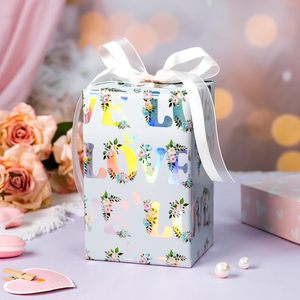 Papel de regalo con diseño floral y de amor impreso con láser de colores. Adecuado para el Día de San Valentín, bodas y baby showers. Personalizable. - Product Image 3