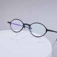 Montures de lunettes ovales vintage en titane pour femmes et hommes, légères, de créateur, collection de lunettes optiques haut de gamme