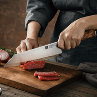XINZUO 3 pièces ensemble de couteaux de Chef japonais ZDP189 acier en poudre couteaux de cuisine haut de gamme G10 padauk manche en bois cadeau personnalisé