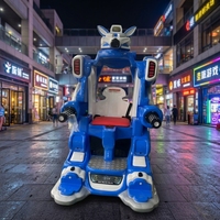 Leduole LT-5 Robot Électrique Intelligent Commercial d'Extérieur/Intérieur pour Enfants, avec Fonction de Conduite et de Marche, Radar Anti-Collision et Musique