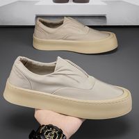 Blanc noir Designer hommes chaussures sans lacet doux anti-dérapant imperméable respirant marche sport décontracté loisirs chaussures baskets
