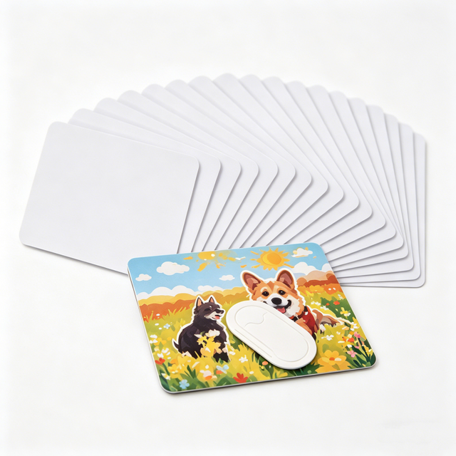 OEM Custom Promotional Gift Cartoon Plain Blank Rubber Gaming Mouse Pad Bulk Waterproof Unstitched Edge Rectangle Sublimation