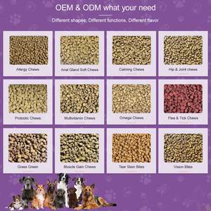 OEM/ODM Suplemento suave para masticar perros Prevención de manchas de lágrimas y Protector de humedad ocular Removedor del sistema inmunológico Medicina para mascotas - Product Image 3