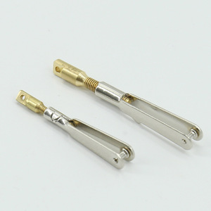 Abrazadera de extremo de varilla metálica M2 M3, conexión de alambre de acero para modelo de avión RC, accesorios de ala fija, varilla de empuje y tracción - Product Image 1