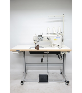 Nouveau Jukis LU-2860 deux aiguilles Unison alimentation marche pied semi-sec point noué Machine à coudre industrielle avec servomoteur de Table - Product Image 1