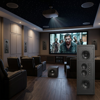 Subwoofer Profesional de Alta Potencia para Cine en Casa, Sistema de Audio para Teatro en Casa, Diseño de Arreglo de Altavoces de Baja Frecuencia