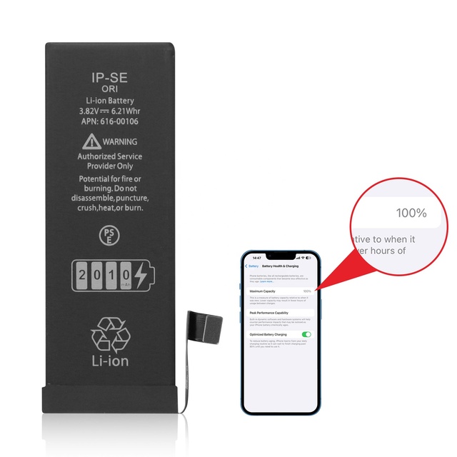 High Capacity Full Replacement Digital Battery for iPhone SE Mobile Phone Accessories with Stock Status