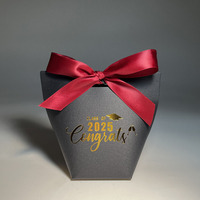 En gros Emballage Cartons Saison De Remise Des Diplômes Fête Célébration Cadeaux Mortarboard Chapeau Boîte De Bonbons