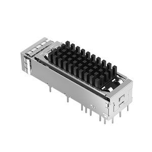 <span class=keywords><strong>Cage</strong></span> SFP + protégée par EMI par soudure de trou traversante compatible U77-E16E3-3001 avec le radiateur - Product Image 2