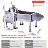 Hervidor automático comercial Máquina para hacer palomitas de maíz Caramelo industrial Equipo para hacer palomitas de maíz Maquinaria de procesamiento de alimentos