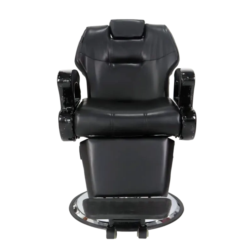 Moderno e avanzato popolare di lusso idraulico comodo nero di seconda mano sedia da barbiere di lusso sedia da barbiere di lusso per la vendita a casa