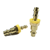 Raccord rapide en laiton de style allemand 6mm 8mm 10mm, connecteur mâle pour tuyau d'air, raccord en laiton