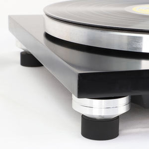 Silencieux en caoutchouc semi-circulaire pour tourne-disque <span class=keywords><strong>vinyle</strong></span>, 1,25 pouce, pieds en gel de caoutchouc, absorption des vibrations, isolation des pieds - Product Image 1