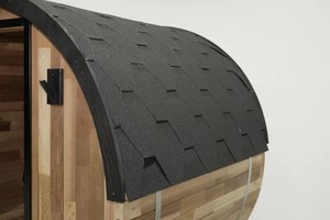 Sauna de Barril de Madera para Exteriores en Oferta, Sauna de Vapor de Cedro Rojo para 2-4 Personas, para Jardín, Hogar y Spa - Product Image 3