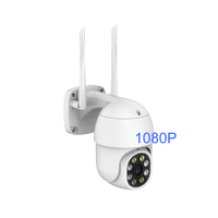 Tuya intelligente all'aperto mini dome camera 360 gradi full HD 1080P pan e tilt controllo remoto PTZ sul cellulare APP