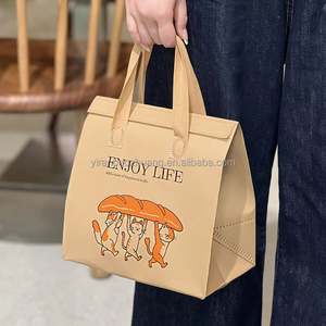 Bolsas de Embalaje Personalizadas Desechables para Llevar, de Tela No Tejida, con Aislamiento de Papel de Aluminio, para Té con Leche y Postres - Product Image 2