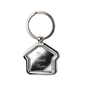 Llavero de Metal Personalizable con Grabado para Casa, Regalo de Casa Nueva, Regalo de Cierre de Vivienda, Llavero Personalizado de Moda - Product Image 1
