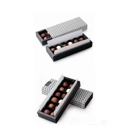 Dates de luxe en papier personnalisé emballage cadeau b chocolat date boîte en plastique insérer chocolat boîte papier chocolat boîte cadeau