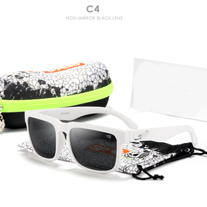 Gafas <span class=keywords><strong>de</strong></span> <span class=keywords><strong>Sol</strong></span> Polarizadas para Hombre S174 Novedad 2024, Estilo Espía Vintage con Lentes TAC Reflectantes para Deportes al Aire Libre - Product Image 3