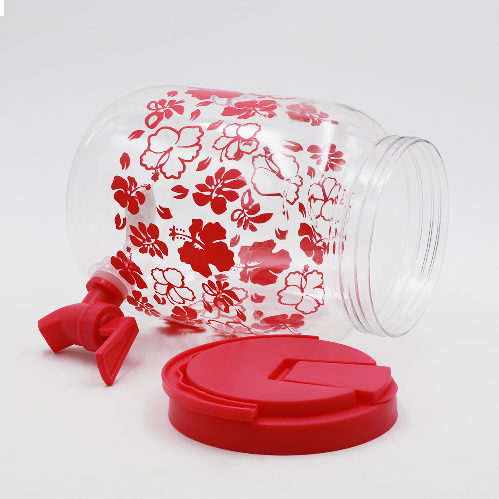 2.5L custom plastic water cooler jug with tap