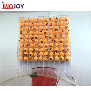 Machine à tirage de loterie Gravity Pick, mélange d'air, machine à loterie, balles de ping-pong colorées de 4 cm à vendre - Product Image 4