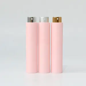 E-Better 10ml colorful matte pink twist perfume atomizer spray bottle for cosmetic package