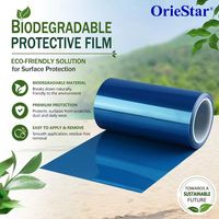 Rouleau de film protecteur compostable, film de protection de surface 100% biodégradable, matériau sûr et non toxique