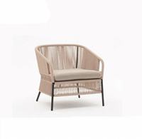 Garten moderner Aluminium rahmen mit Webseil Sessel Terrasse Schnitt Lounge Set Pool Sofa Set