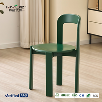 Chaise de salle à manger en bois massif, style rétro mi-siècle, design moderne de luxe léger, dossier pour café et restaurant - Vente chaude