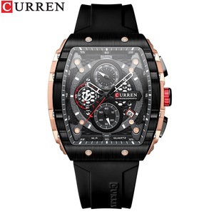 Montre CURREN 8442 unisexe résistante à l'eau avec calendrier, montre-bracelet à quartz multifonctionnelle à six aiguilles pour homme - Product Image 5