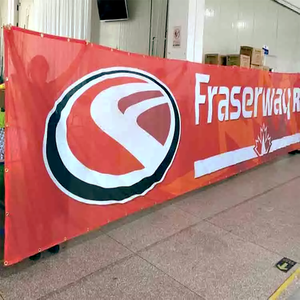 Copertura del recinto del sito di costruzione Banner copertura della barriera lungo la strada Scrim Lite maglia leggera Banner con Custom all'ingrosso