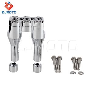 Rehausseur de guidon droit de 25 mm (1 pouce) pour Harley Dyna Softail Road King <span class=keywords><strong>Electra</strong></span> Glide Sportster 883 1200 48 FXD FLHR FLHT - Product Image 6