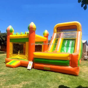 Château gonflable à prix avantageux, qualité commerciale, château gonflable pour adultes, combo toboggan à acheter - Product Image 1