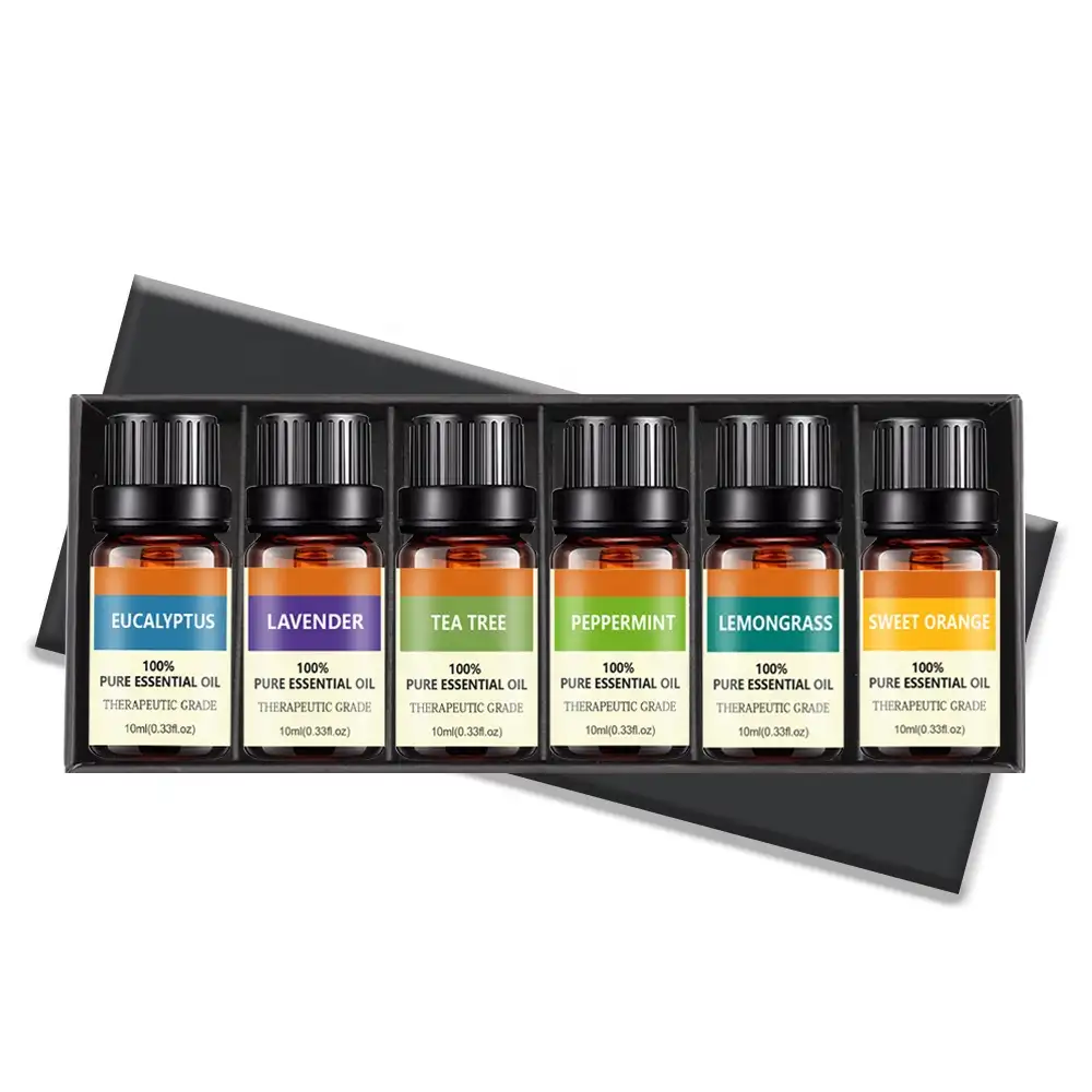 도매 구매 difuser aromatherapy 유기 자연적인 순수한 치료 급료 로즈 차 나무 라벤더 정유