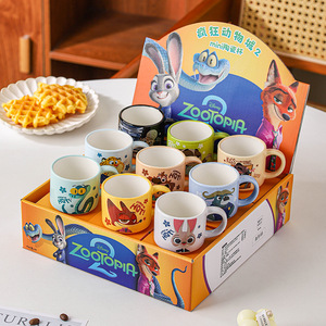 Set Regalo Tazza in Ceramica Mini <span class=keywords><strong>da</strong></span> 80ml di <span class=keywords><strong>Topolino</strong></span>, Scatola a Sorpresa con Personaggi Cartoon, Tazza <span class=keywords><strong>da</strong></span> Caffè Espresso per Coppie, Tazza per Colazione e Acqua - Product Image 4